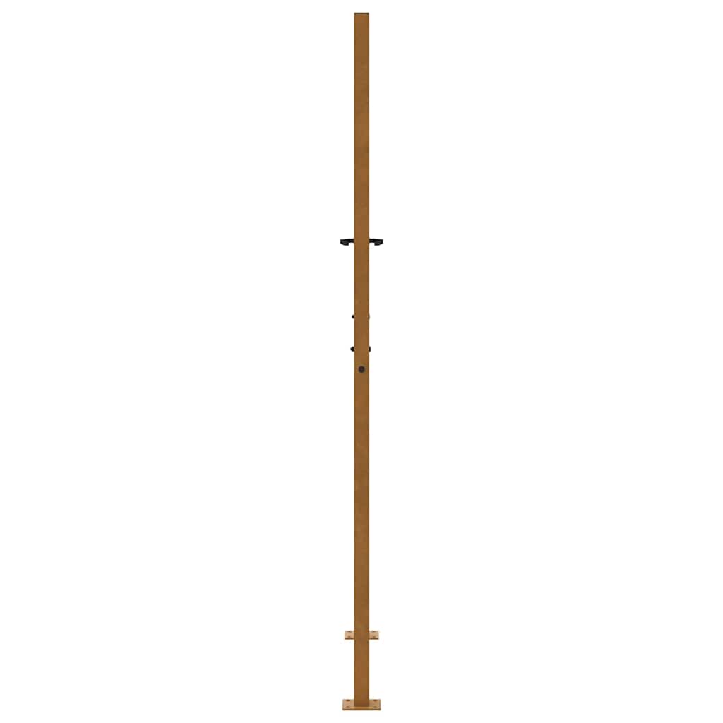 Vrtna vrata 100x175 cm Otporna na vremenske uvjete Čelična Križni Dizajn