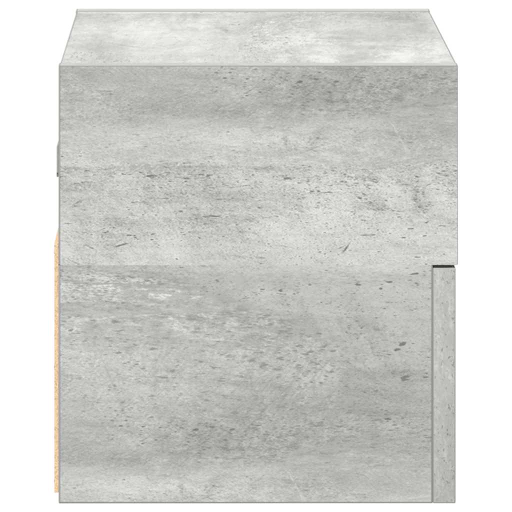 Zidni noćni ormarić beton siva 45x26x28,5 cm