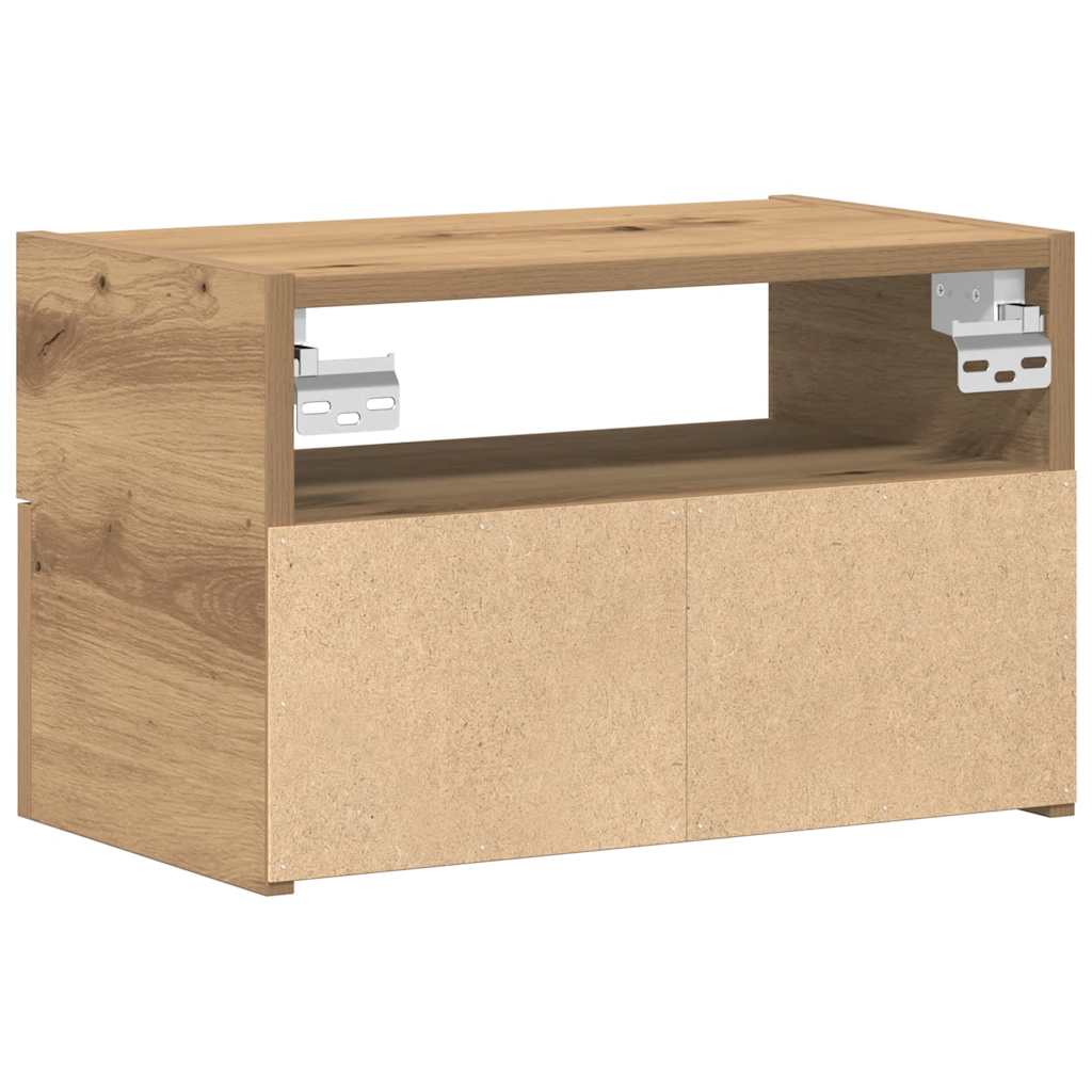 Zidni noćni ormarići 2 kom artisan hrast 45x26x28,5 cm