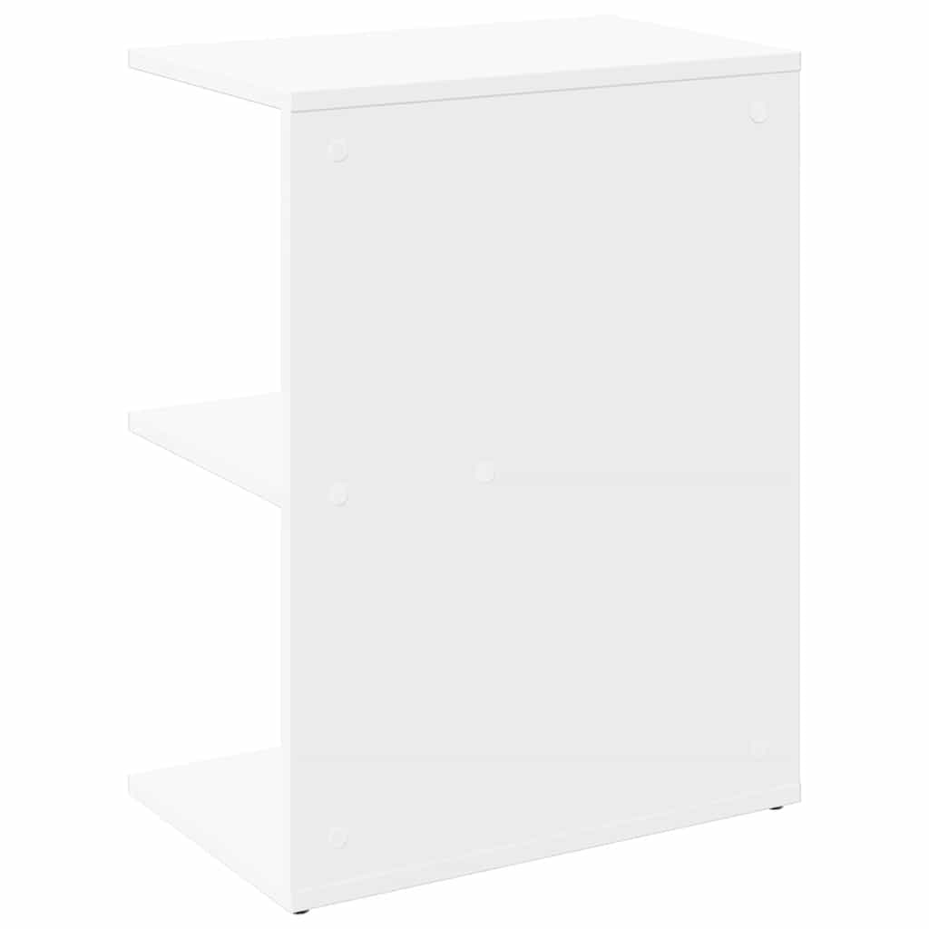 Noćni ormarić bijeli 46,5x29x61 cm konstruiranog drva