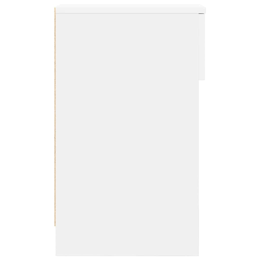 Noćni ormarići s ladicom 2 kom bijeli 20x36x60 cm
