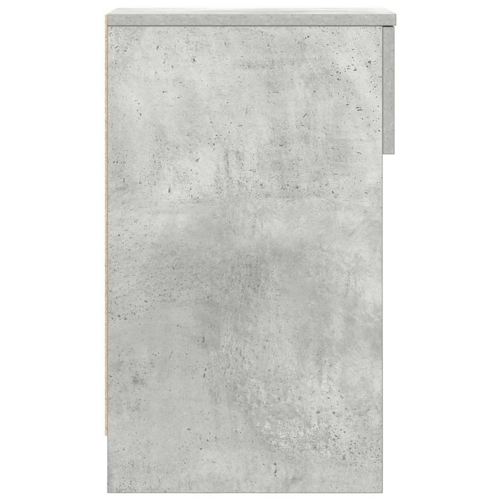 Noćni ormarići s ladicom 2 kom beton sivi 20x36x60 cm