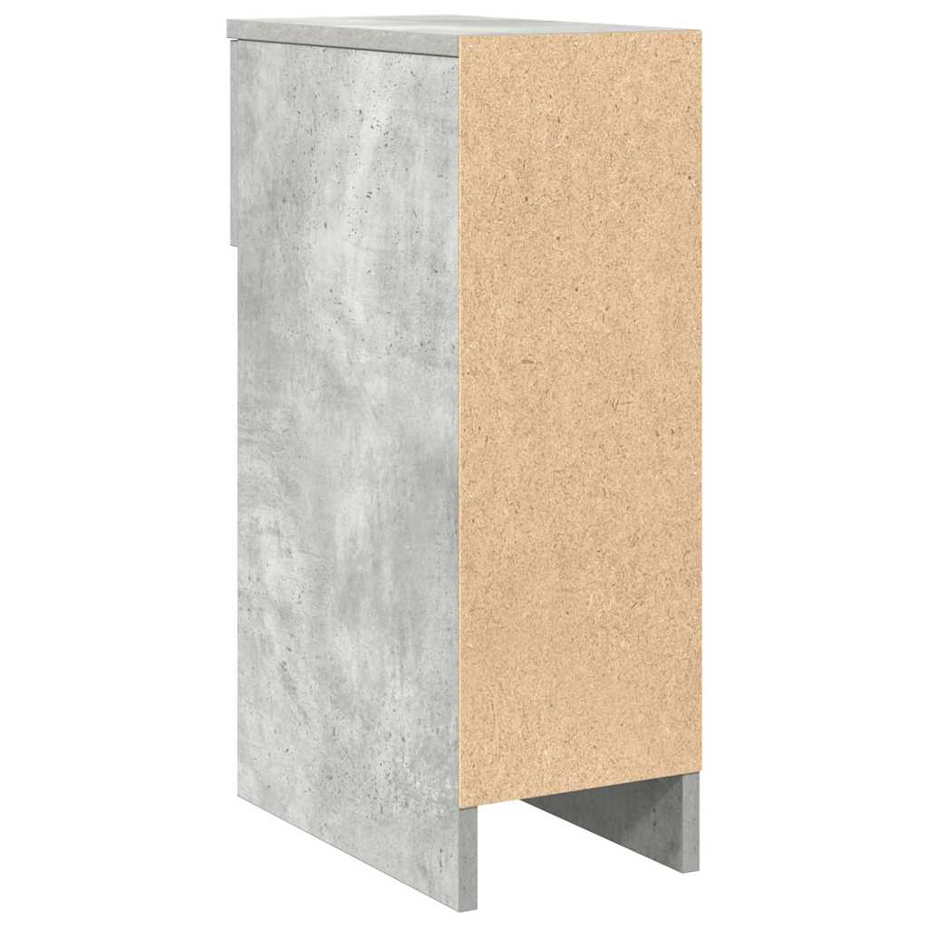 Noćni ormarići s ladicom 2 kom beton sivi 20x36x60 cm