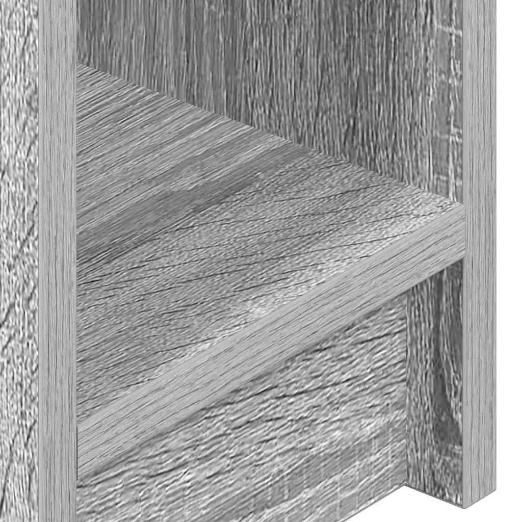 Noćni ormarići s ladicom 2 kom siva sonoma 20x36x60 cm