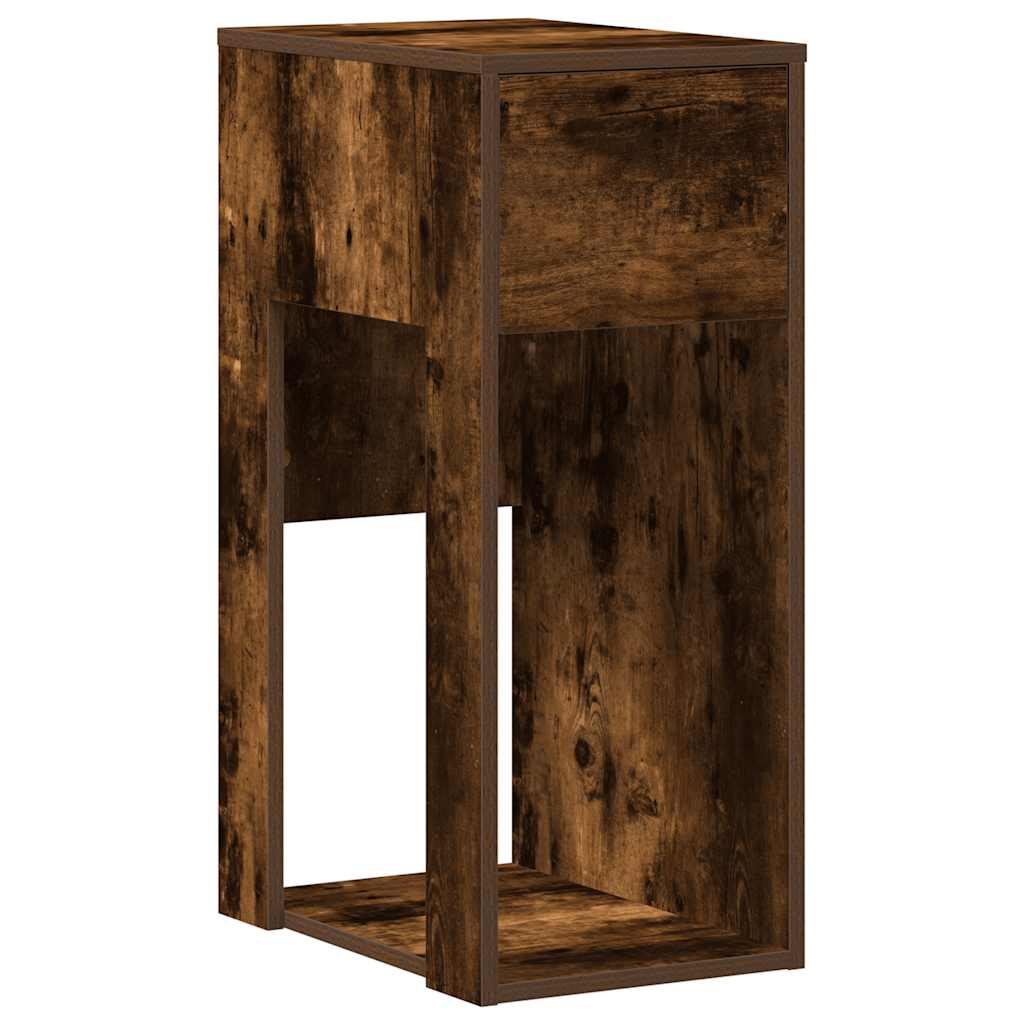 Tower stalak za računalo s ladicom boja hrasta 30x44x74 cm