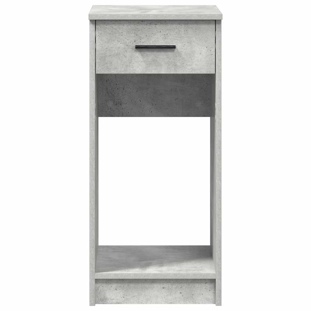 Tower stalak za računalo s ladicom boja betona 35x45x77 cm