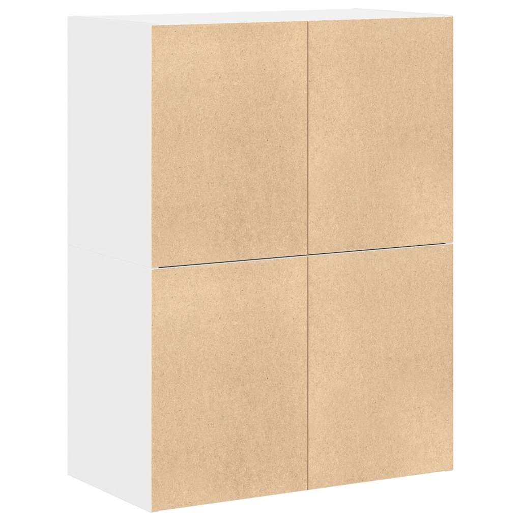 Ormari s 2 ladice 2 kom bijeli 60x31x40 cm konstruirano drvo