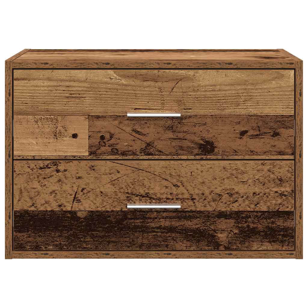 Ormarić s 2 ladice boja drva 60x31x40 cm konstruirano drvo