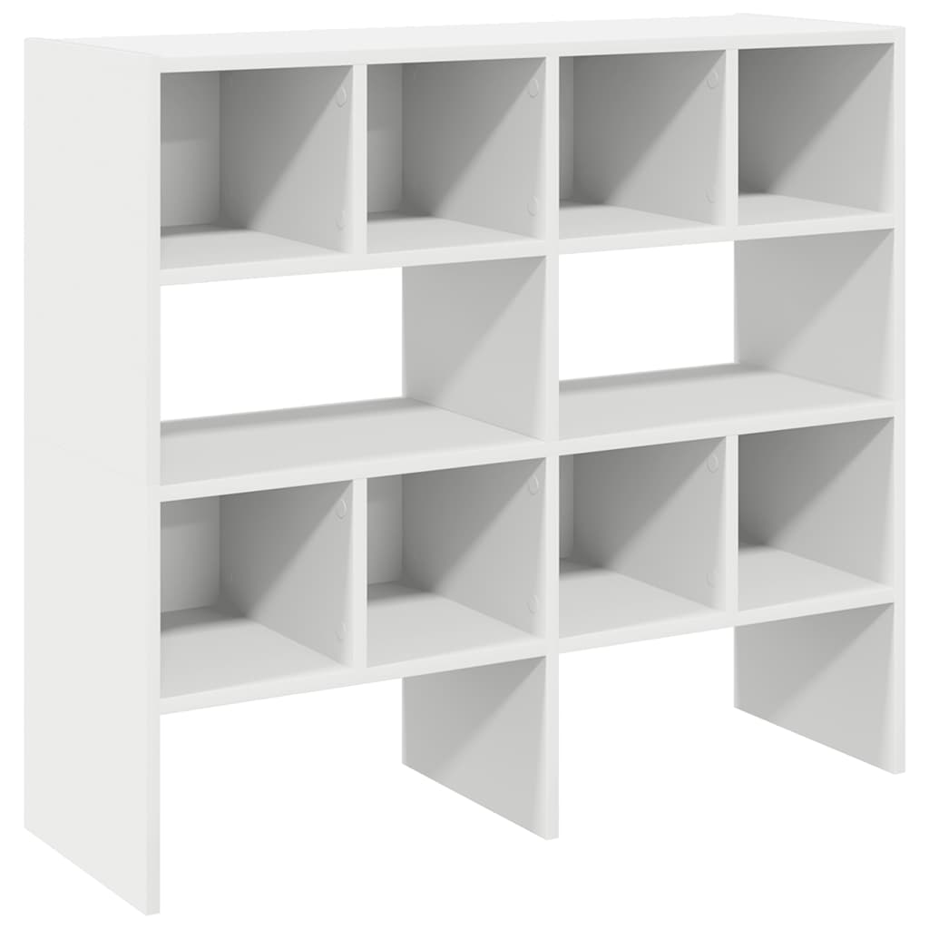 Stalci za cipele 2 kom koji se mogu složiti bijeli 89,5x30x40cm
