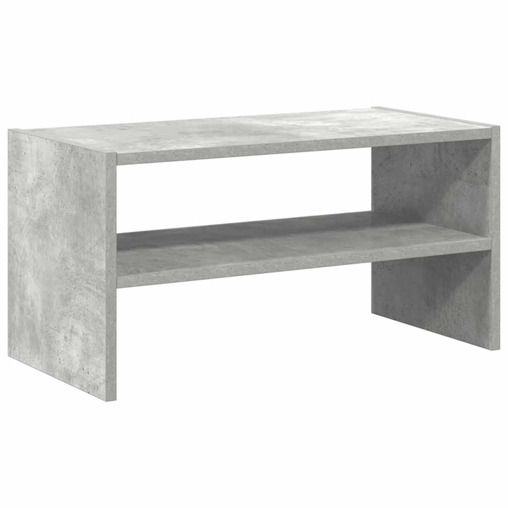 Stalak za cipele koji se može složiti beton sivi 60x30x30,5 cm