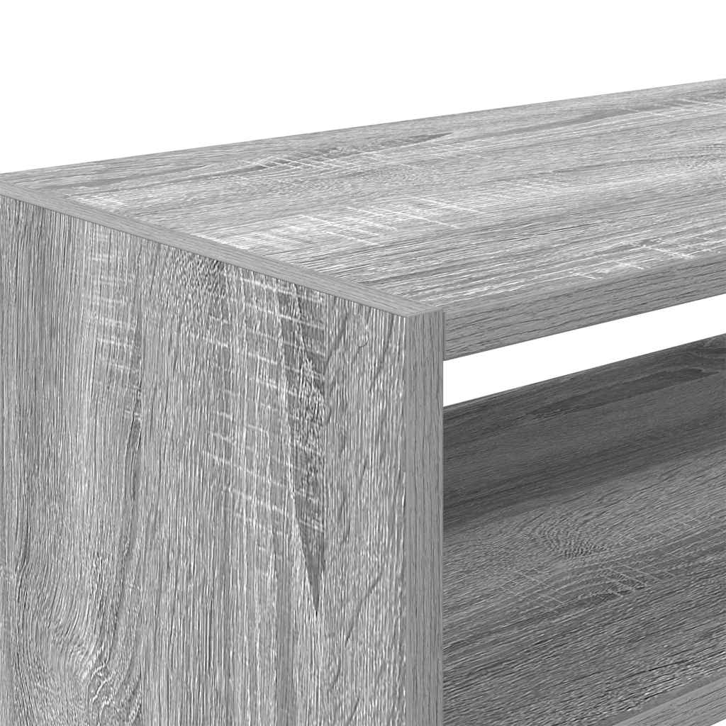 Stalak za cipele koji se može složiti sivi Sonoma 60x30x30,5 cm