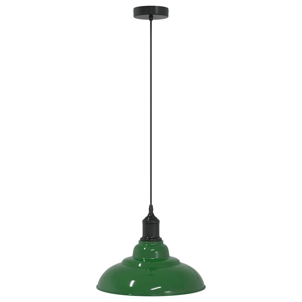 Visilica podesiva po visini E27 sjajno zelena Ø 31 cm metal