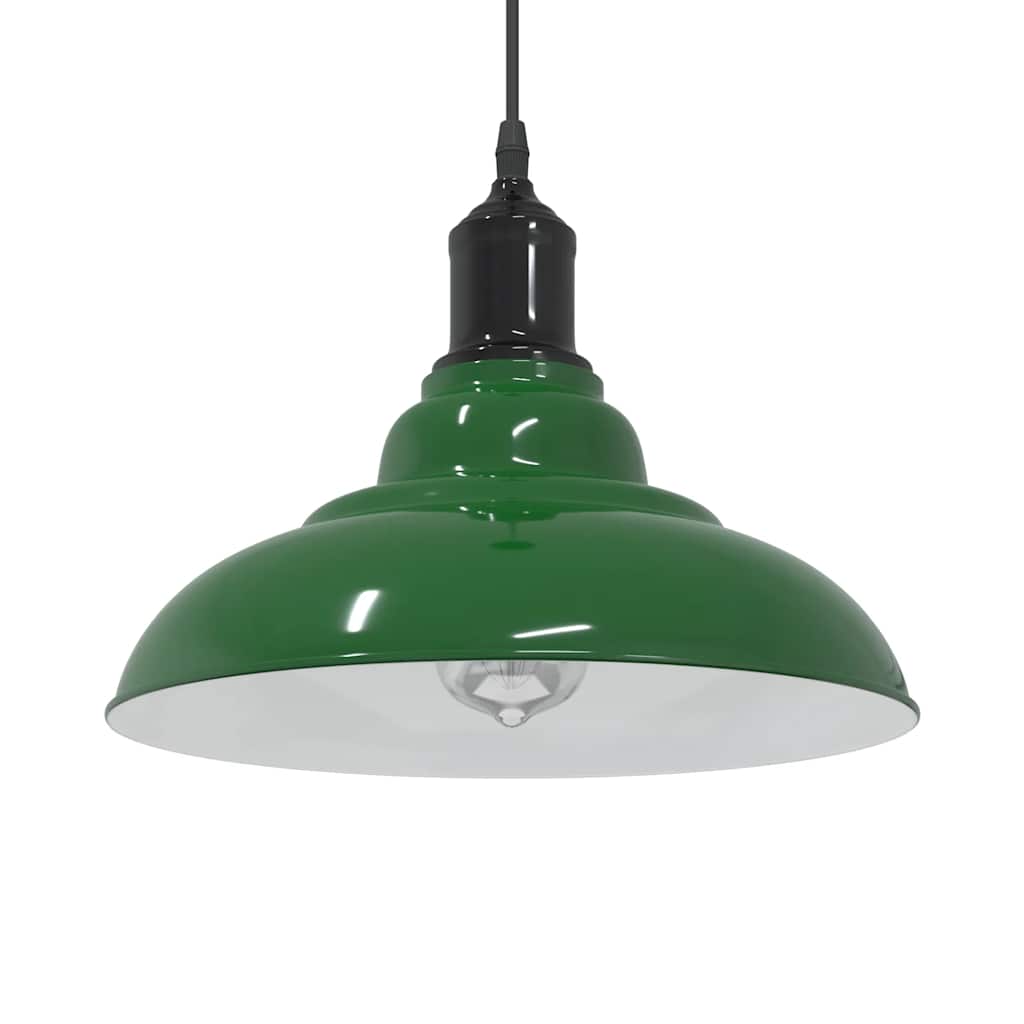 Visilica podesiva po visini E27 sjajno zelena Ø 31 cm metal