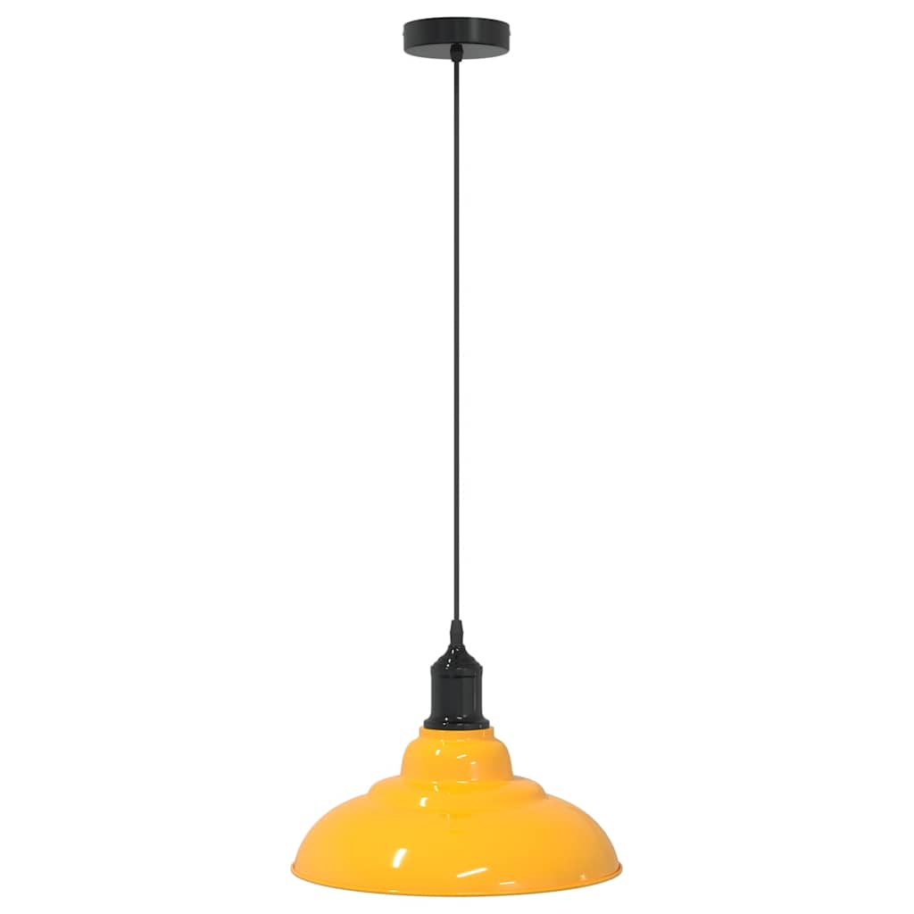 Visilica podesiva po visini E27 sjajno žuta Ø 31 cm metal