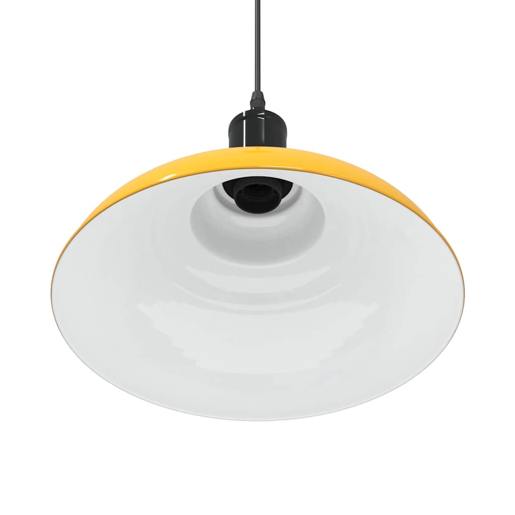 Visilica podesiva po visini E27 sjajno žuta Ø 31 cm metal