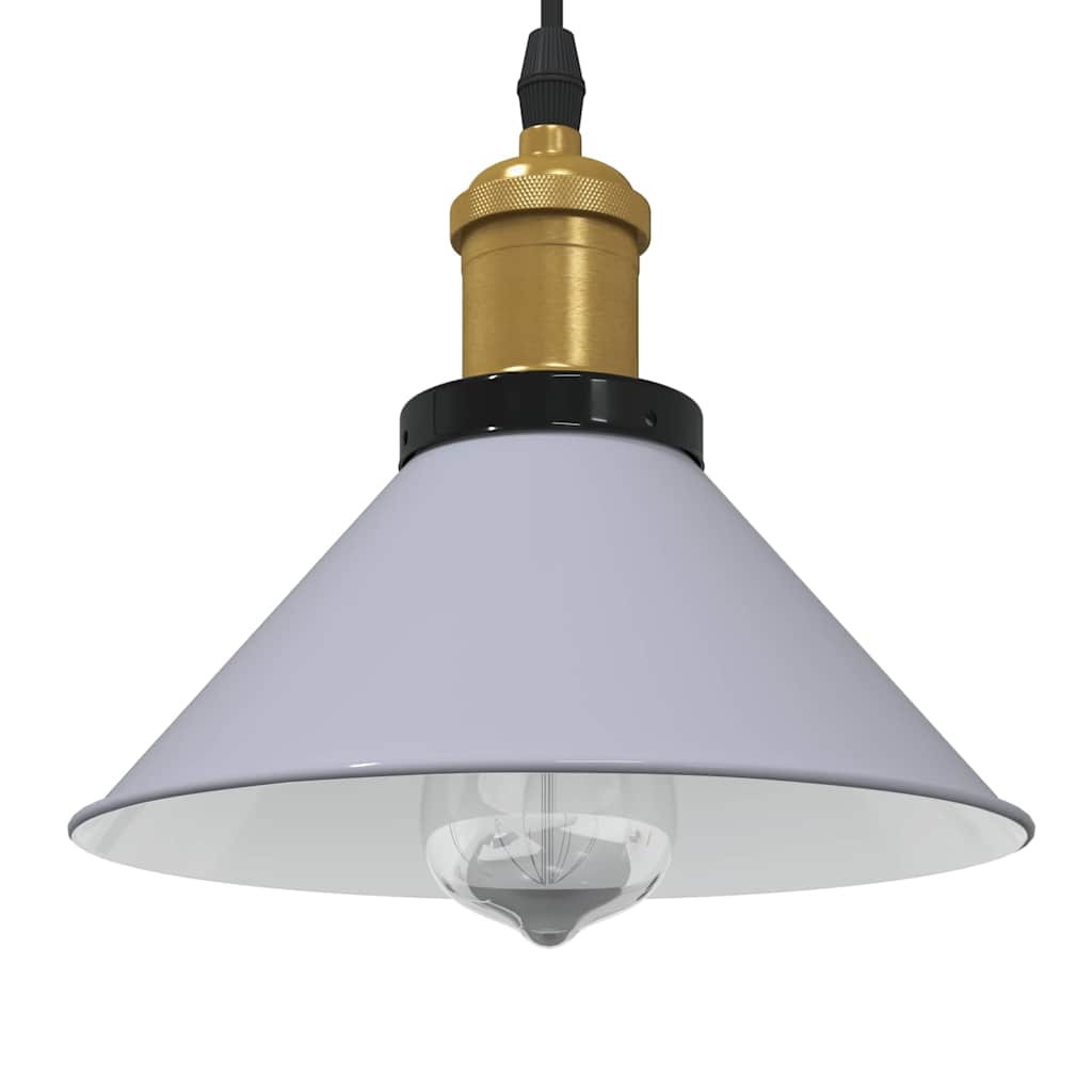 Visilica podesiva po visini E27 sjajno siva Ø 22 cm metal