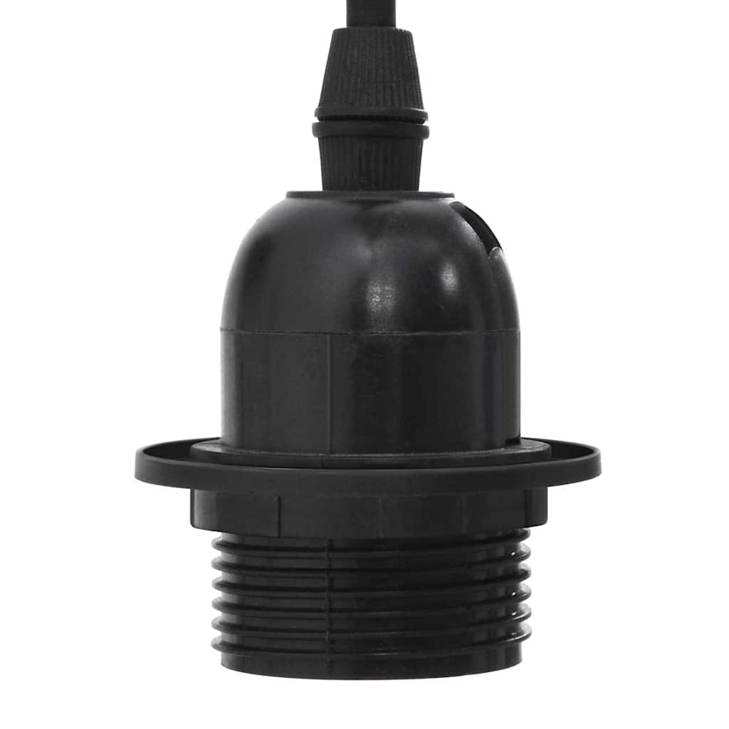 Visilica s 5 grla E27 crni metal