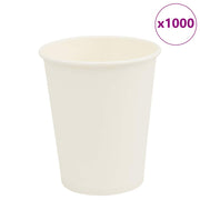 papirnate šalice za kavu 1000 kom 8 oz 200 ml bijele
