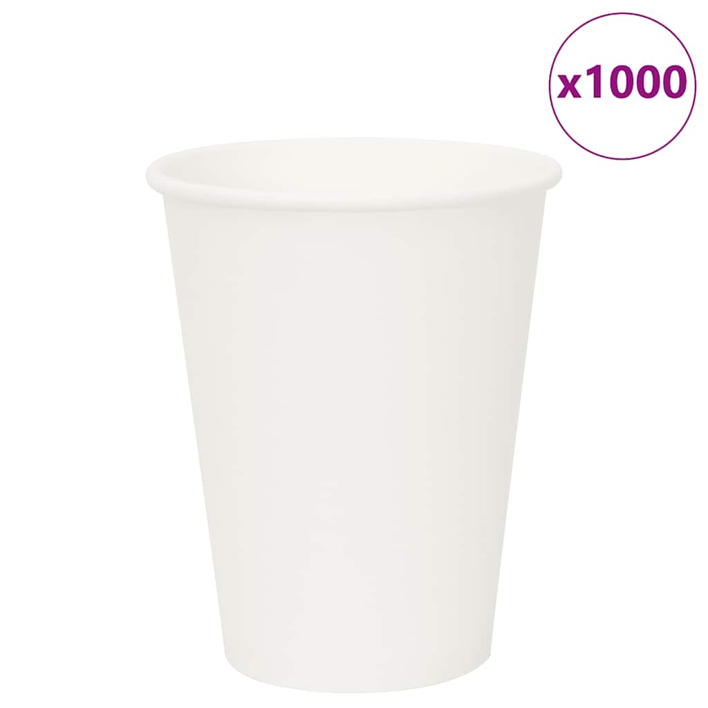 papirnate šalice za kavu 1000 kom 12 oz 300 ml bijele
