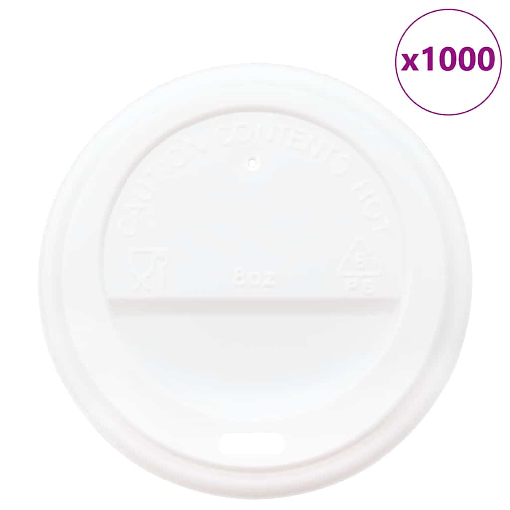 Papirnati poklopci za šalice za kavu Ø80 mm 8oz 1000 kom