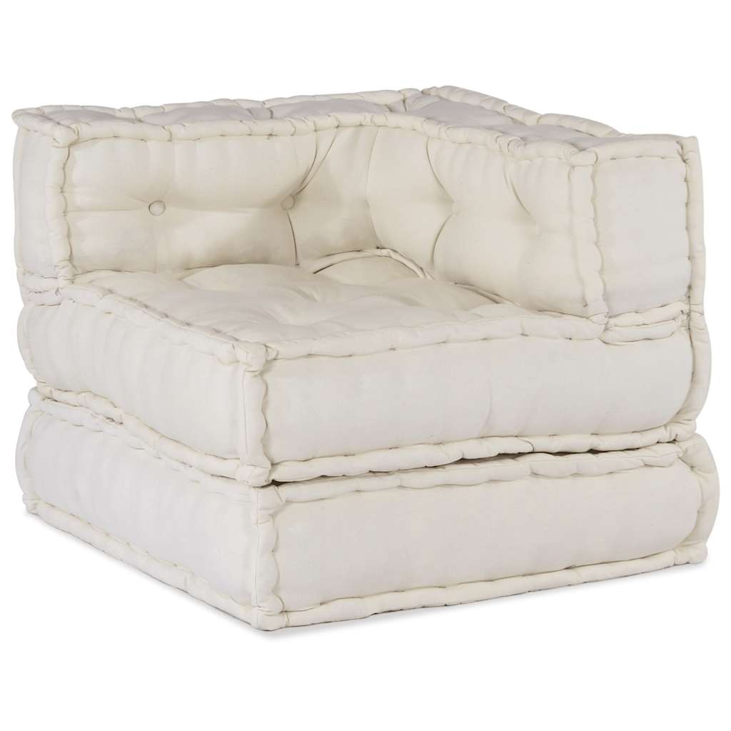 Modularna sofa krem boje 70x70x54, tkanina