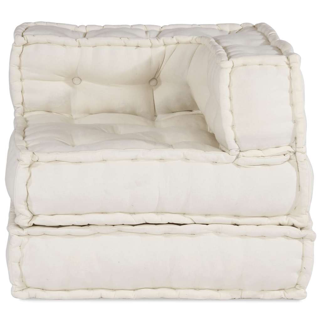 Modularna sofa krem boje 70x70x54, tkanina