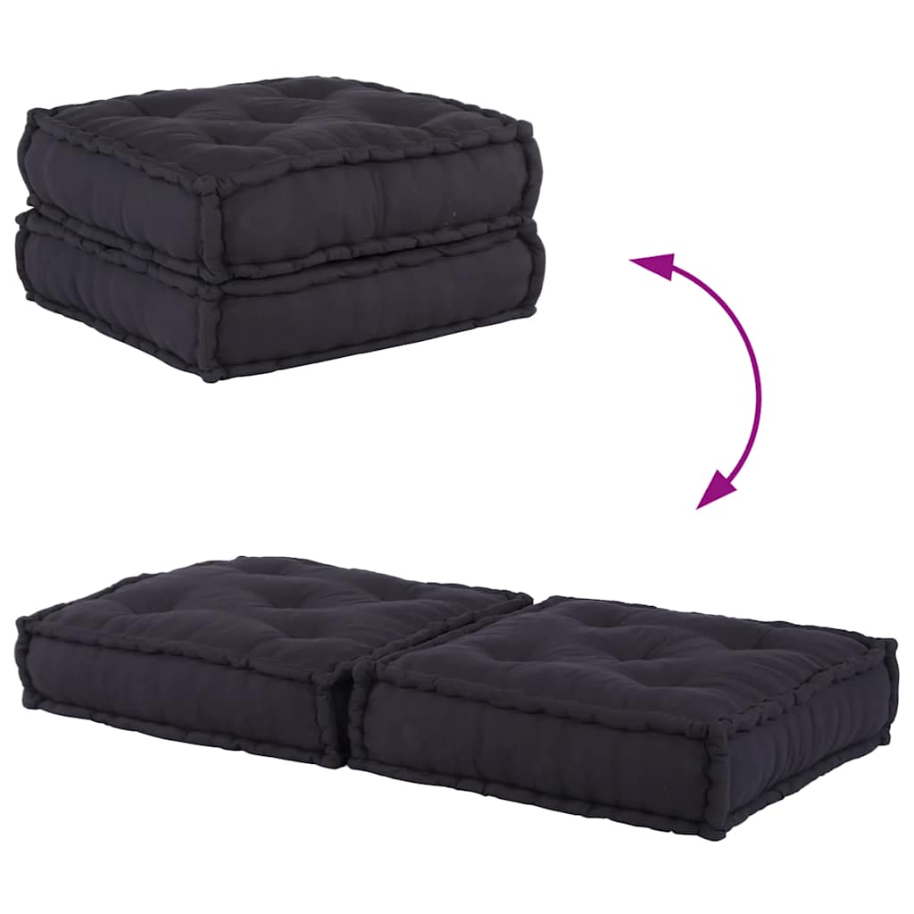Modularna sofa Antracit 70x70x36 Tkanina