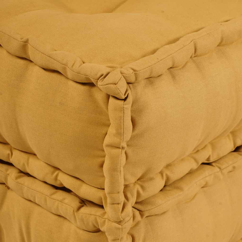 Modularna sofa žuta 70x70x36 tkanina