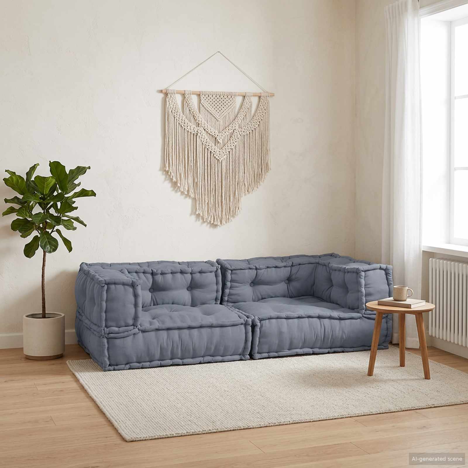 Modularna sofa 3 pcs Siva 140 x 70 x 36 cm Tkanina