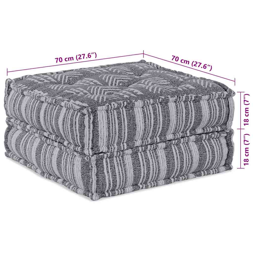 Modularna sofa Sivi Print 70 x 70 x 36 cm Tkanina