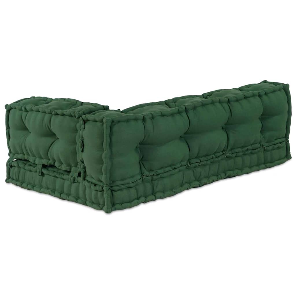 Jastučić za paletni kauč 3 pcs Zelena 120 x 80 x 38 cm Tkanina