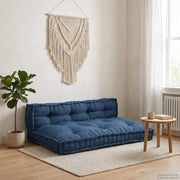 Jastučić za paletni kauč 2 pcs Indigo 120 x 80 x 38 cm Tkanina