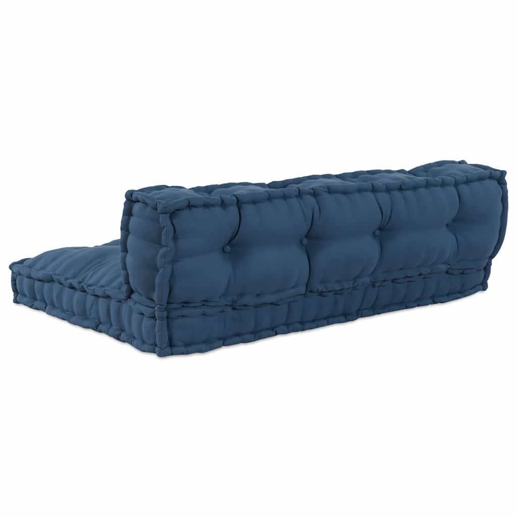 Jastučić za paletni kauč 2 pcs Indigo 120 x 80 x 38 cm Tkanina