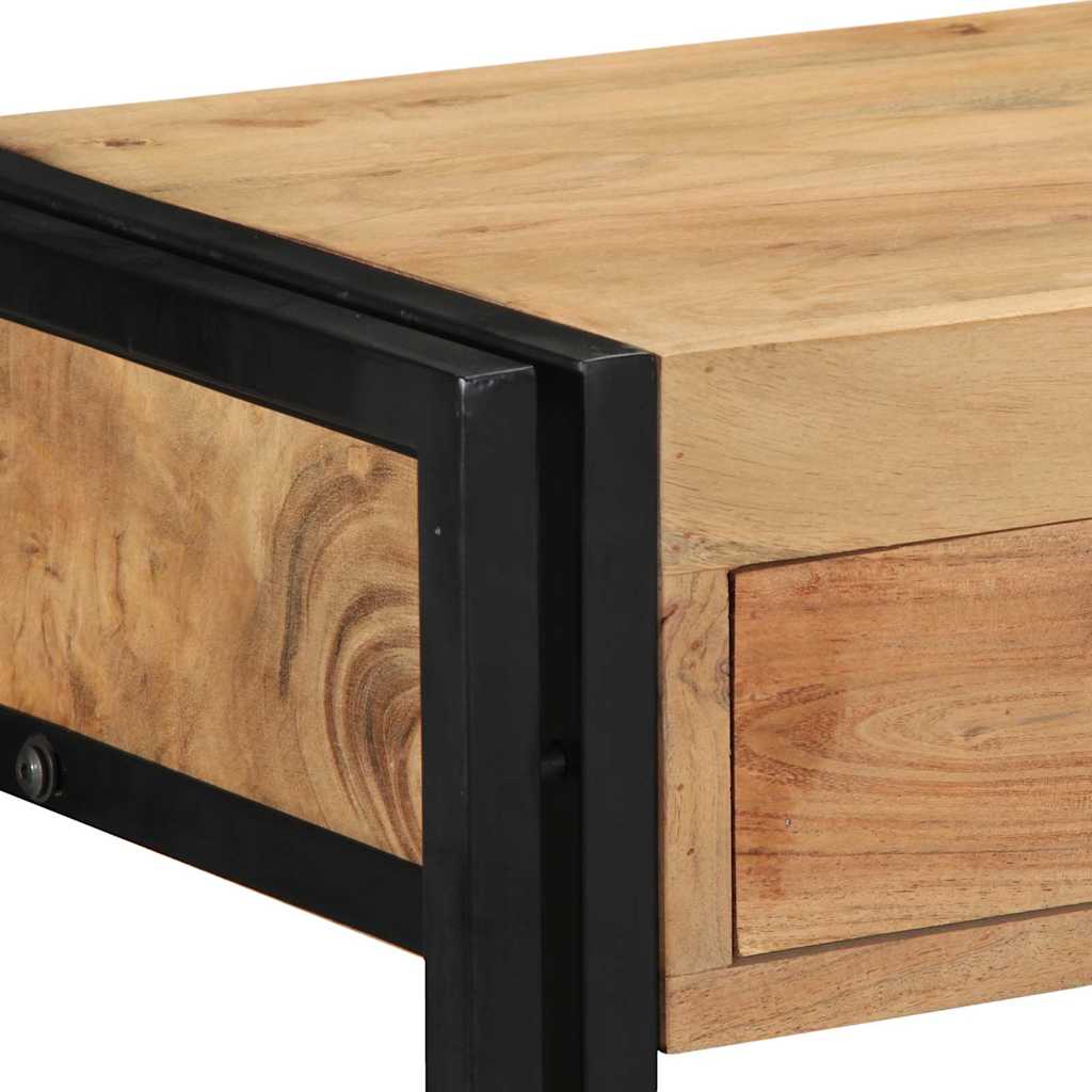 Konzolna stolica Smeđa 90 x 33 x 75 cm Čvrsto drvo akacije