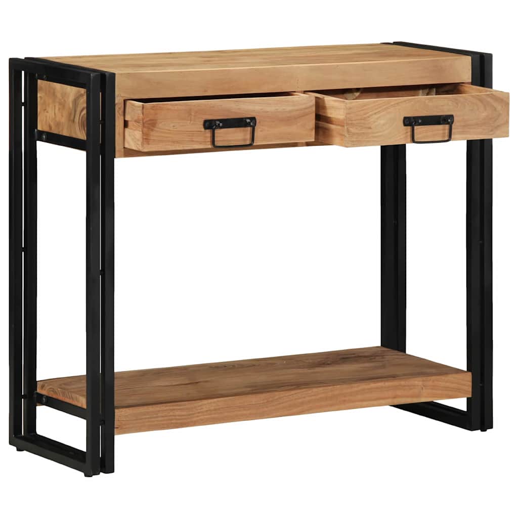 Konzolna stolica Smeđa 90 x 33 x 75 cm Čvrsto drvo akacije