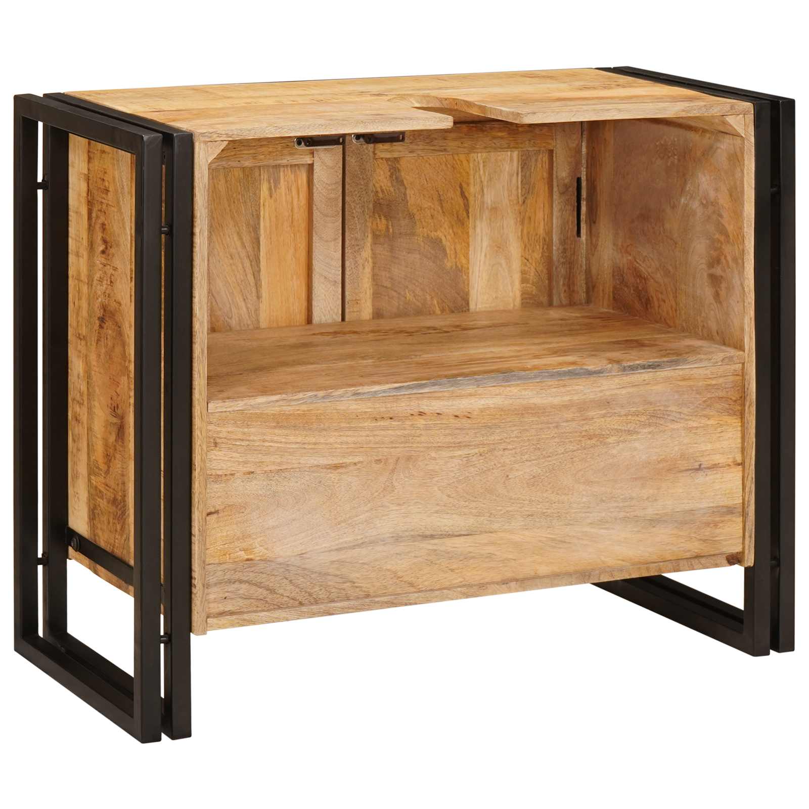 Ormarić za umivaonik Smeđa 71 x 33 x 58 cm Čvrsto drvo manga