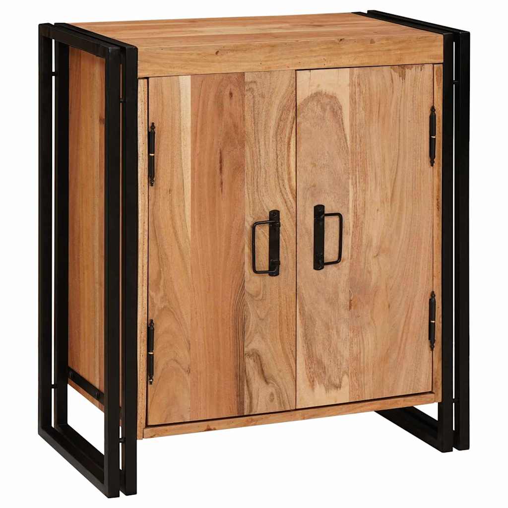 Noćni ormar Smeđa 66 x 35 x 76 cm Masivno bagremovo drvo
