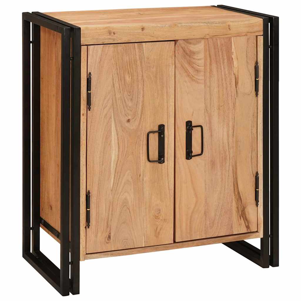 Noćni ormar Smeđa 66 x 35 x 76 cm Masivno bagremovo drvo