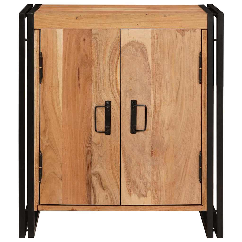 Noćni ormar Smeđa 66 x 35 x 76 cm Masivno bagremovo drvo
