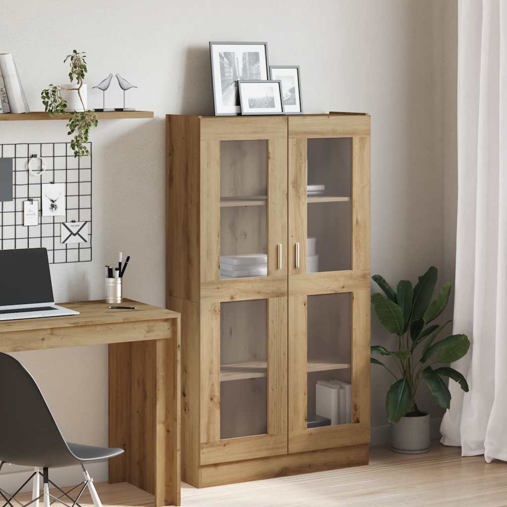 Visoka polica Artisan hrast 82,5x30,5x150 cm Inženjersko drvo