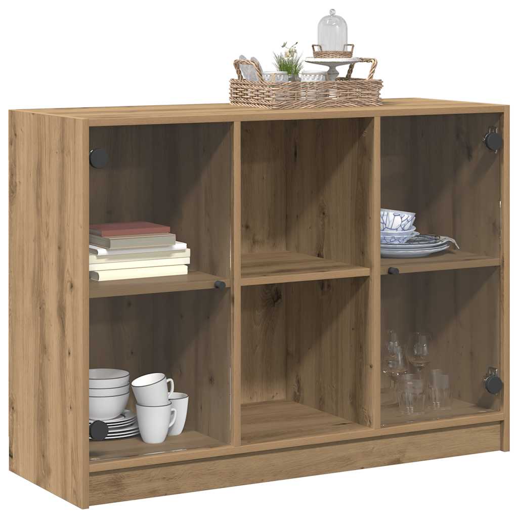 Komoda boja hrasta artisan 102x37x75,5 cm konstruirano drvo