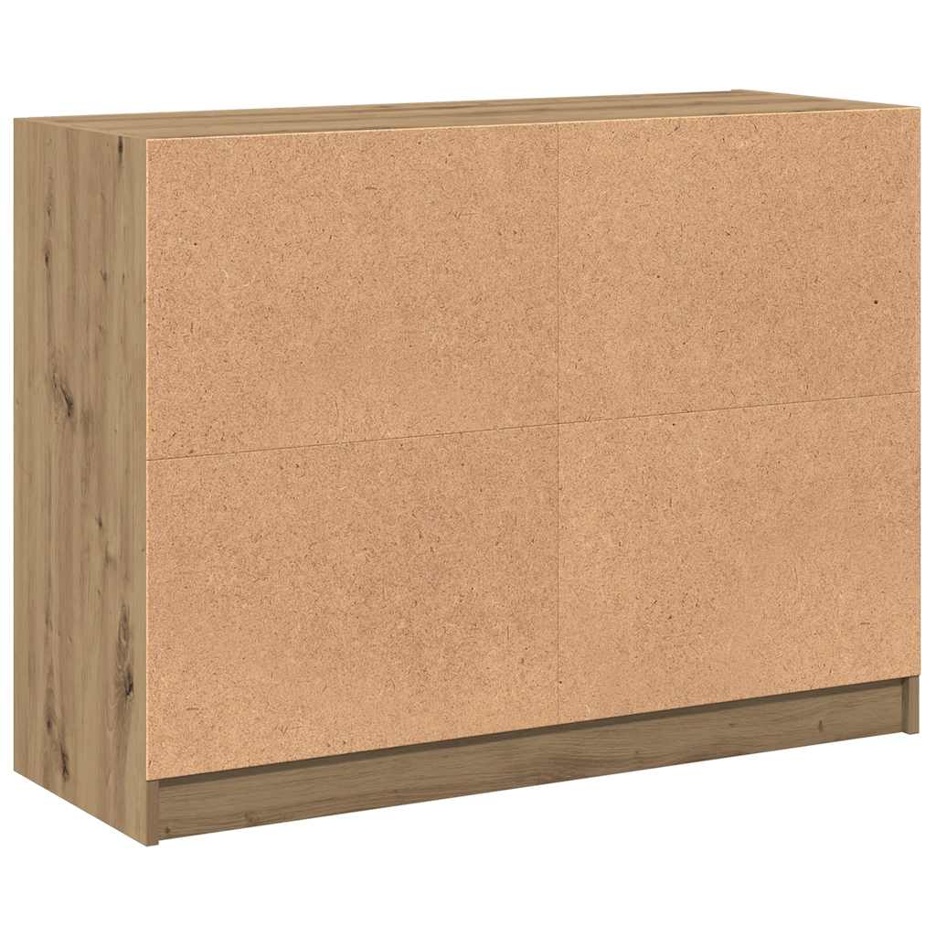 Komoda boja hrasta artisan 102x37x75,5 cm konstruirano drvo