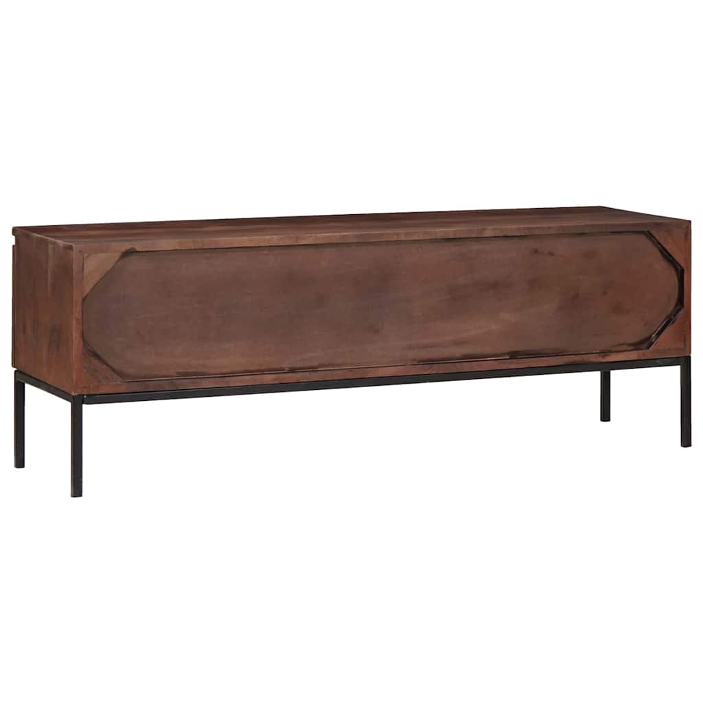 TV ormar boja meda 110 x 30 x 36 cm Masivno bagremovo drvo