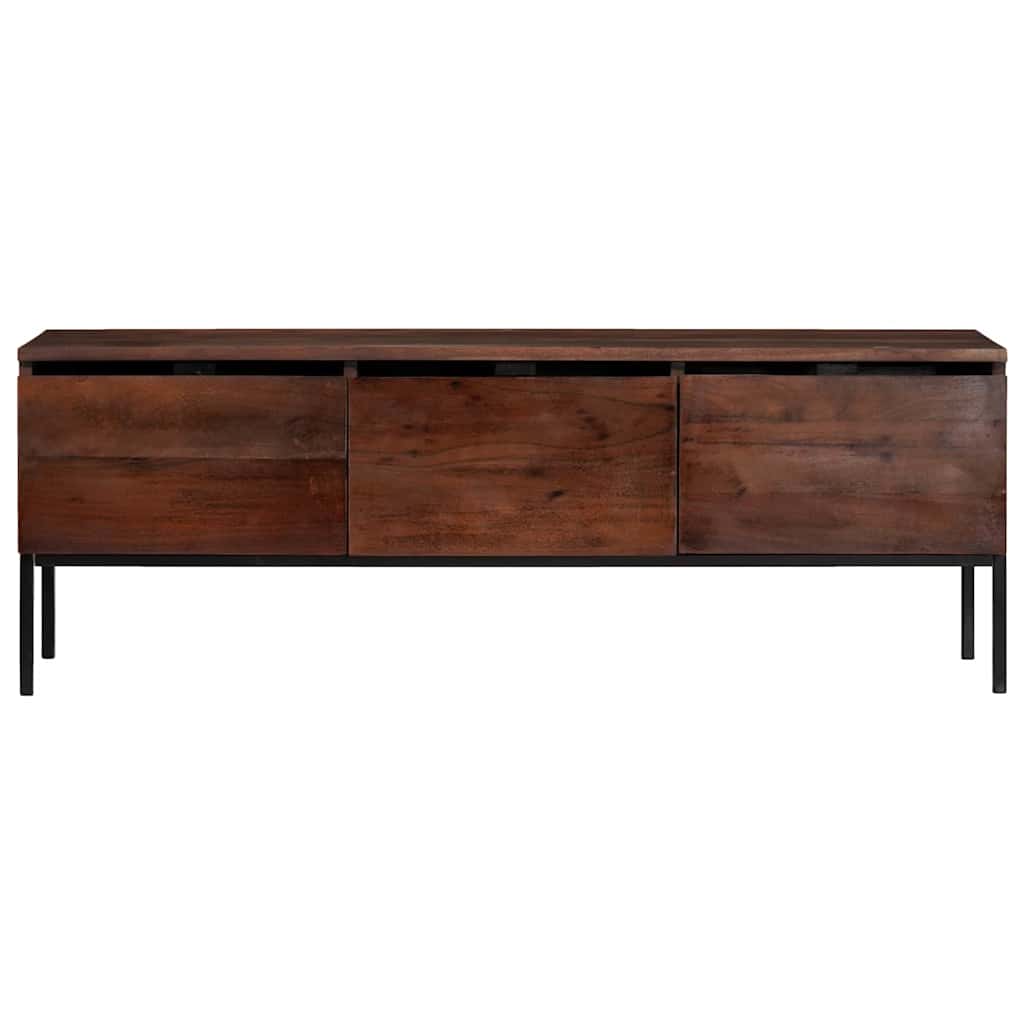 TV ormar boja meda 110 x 30 x 36 cm Masivno bagremovo drvo