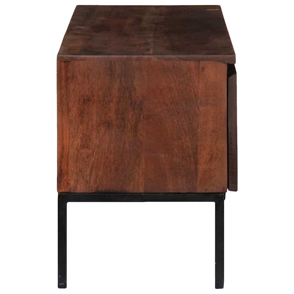 TV ormar boja meda 110 x 30 x 36 cm Masivno bagremovo drvo