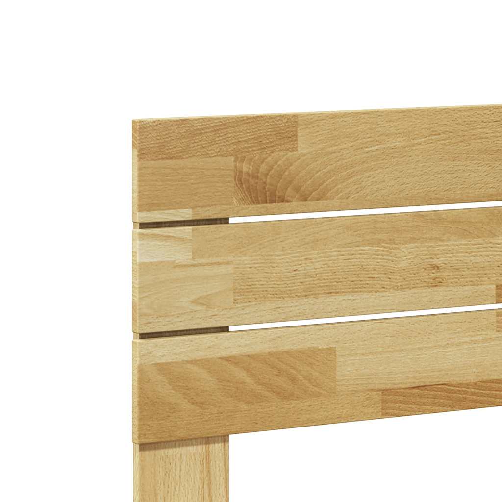 Uzglavlje 135 cm Masivno drvo Hrast