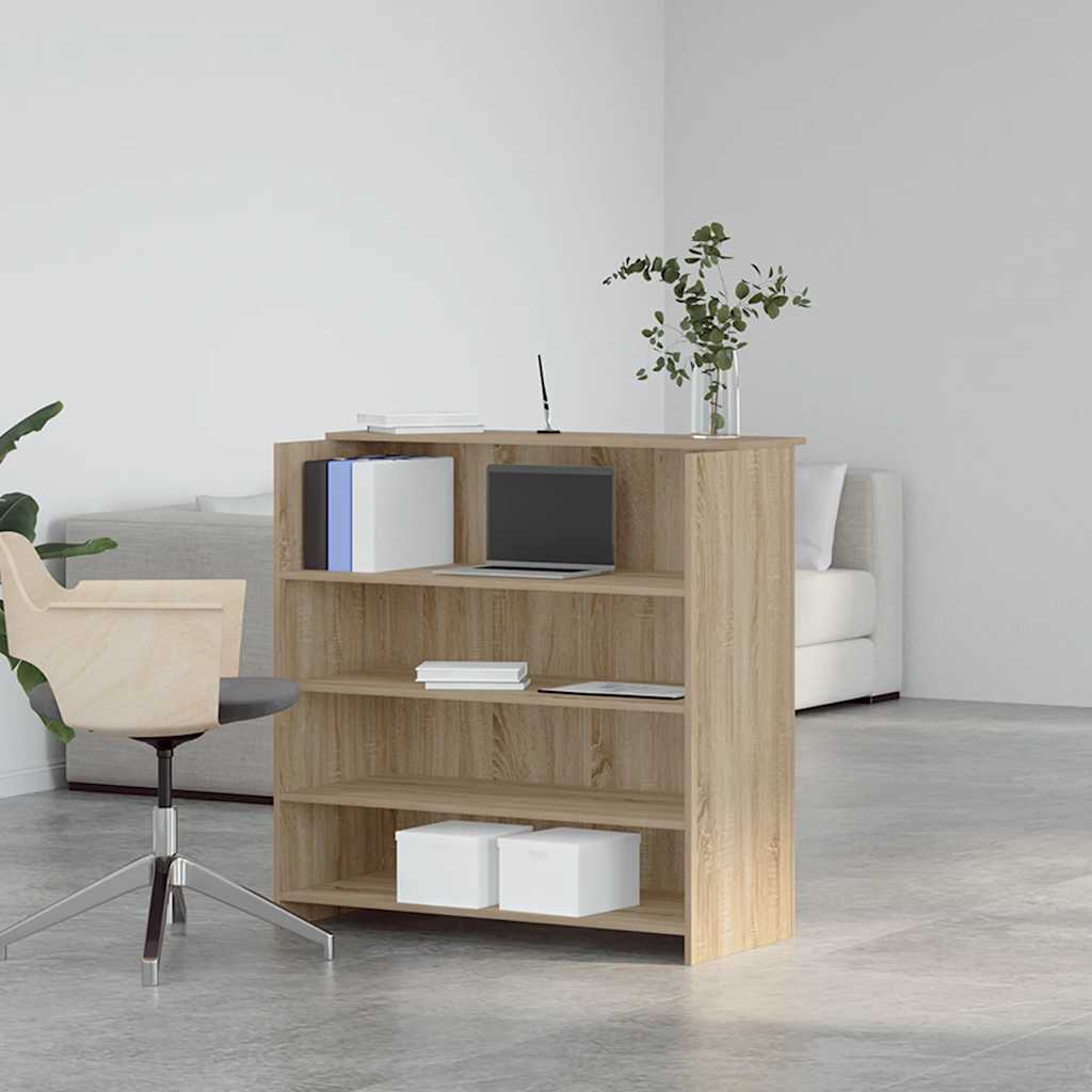 Recepcijski stol Sonoma hrast 100x50x103,5 cm Konstruirano drvo