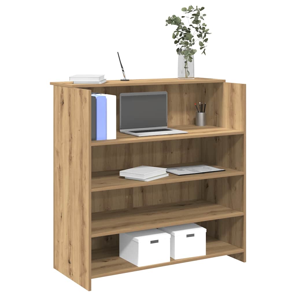 Recepcijski stol 100x50x103,5 cm od konstruiranog drva