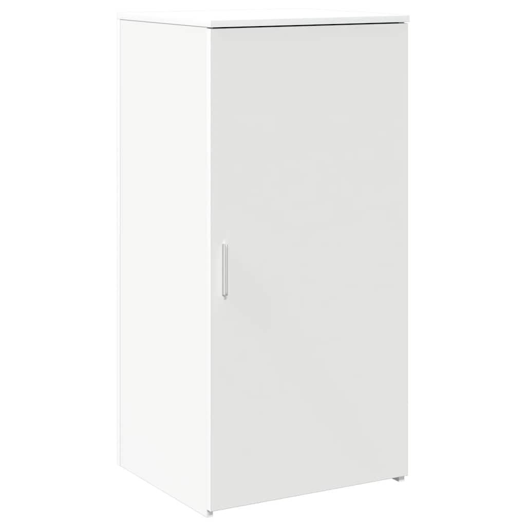 Recepcijski stol bijeli 155x50x103,5 cm od konstruiranog drva