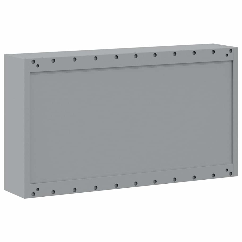 Ormar za alate s policom Crna i Siva 100 x 20 x 55 cm